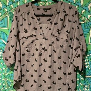 Printed Torrid Blouse
